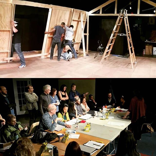 The set is rising! Via @jlankheet and the first company read thru last week 😀😀😀😀 @page_73
